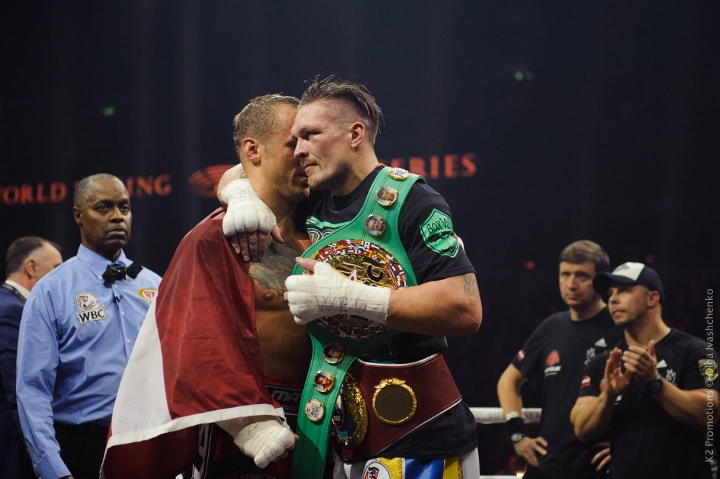 Photos: Usyk Has Toughest Test Yet, Beats Briedis To Unify Belts